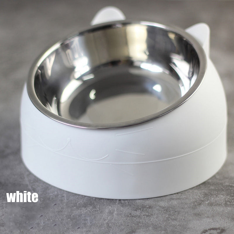 Raised Stainless Steel Cat & Dog Bowl - Fur Baby Finds