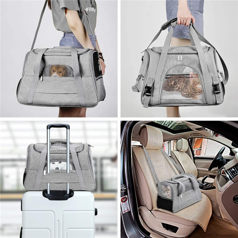 Pet Portable Breathable Carrier Bag - Fur Baby Finds