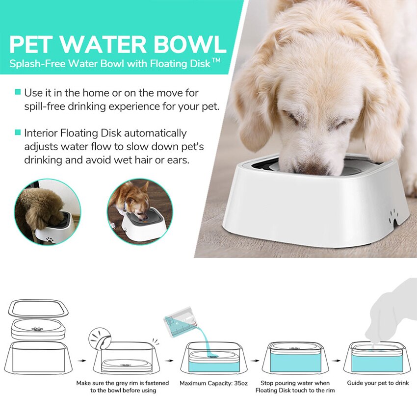 Pet Drinking Water Bowl - Fur Baby Finds