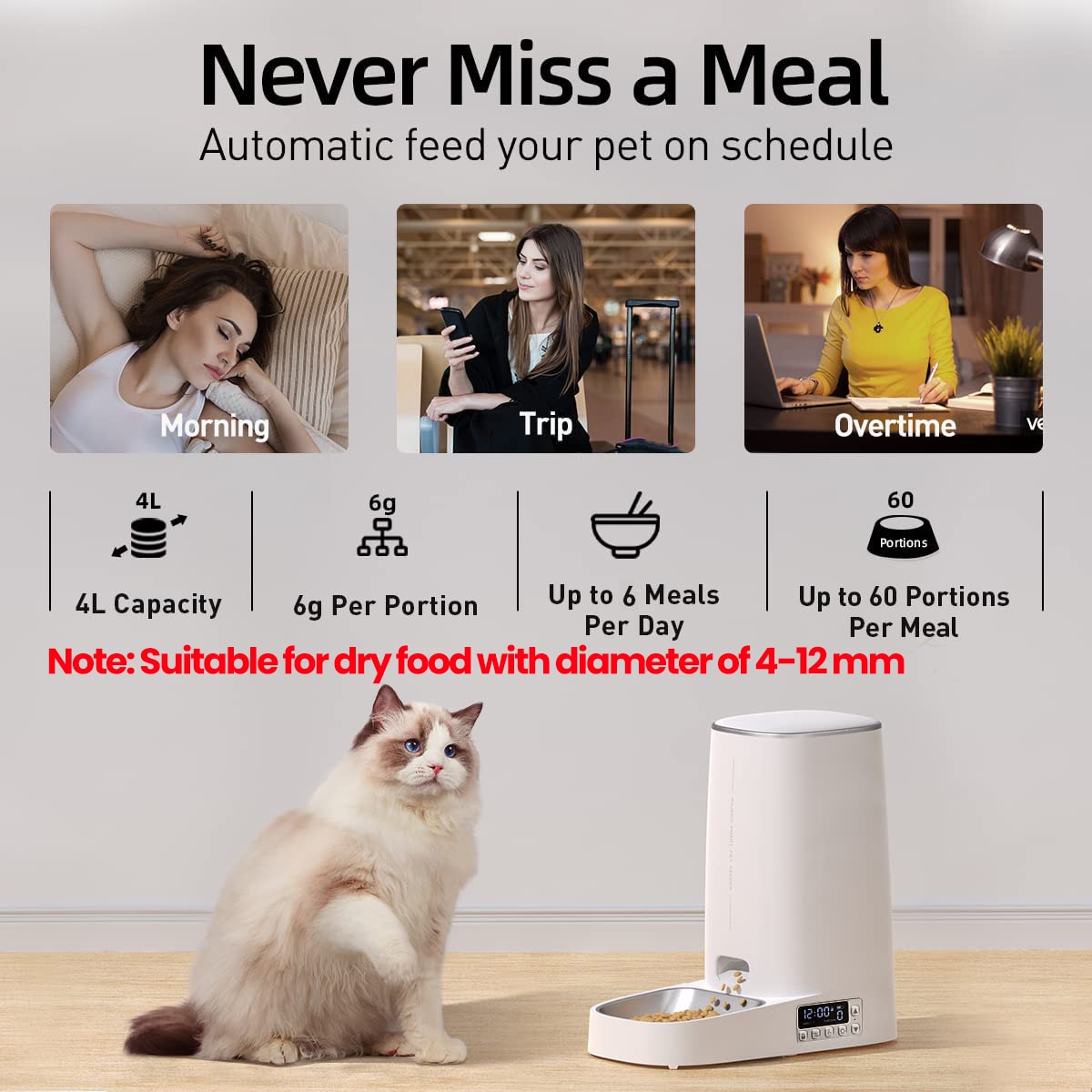 4L Automatic Pet Feeder - Fur Baby Finds