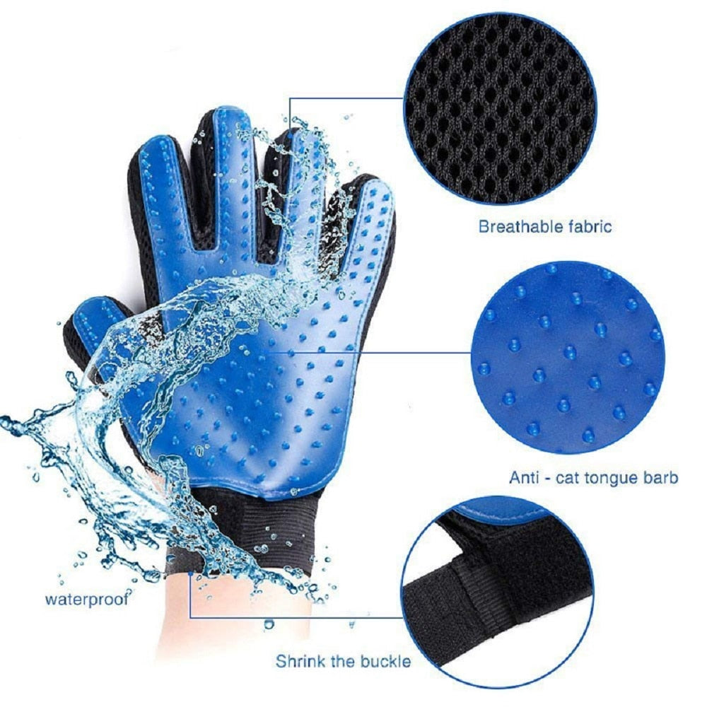 Pet Grooming Glove Brush - Fur Baby Finds